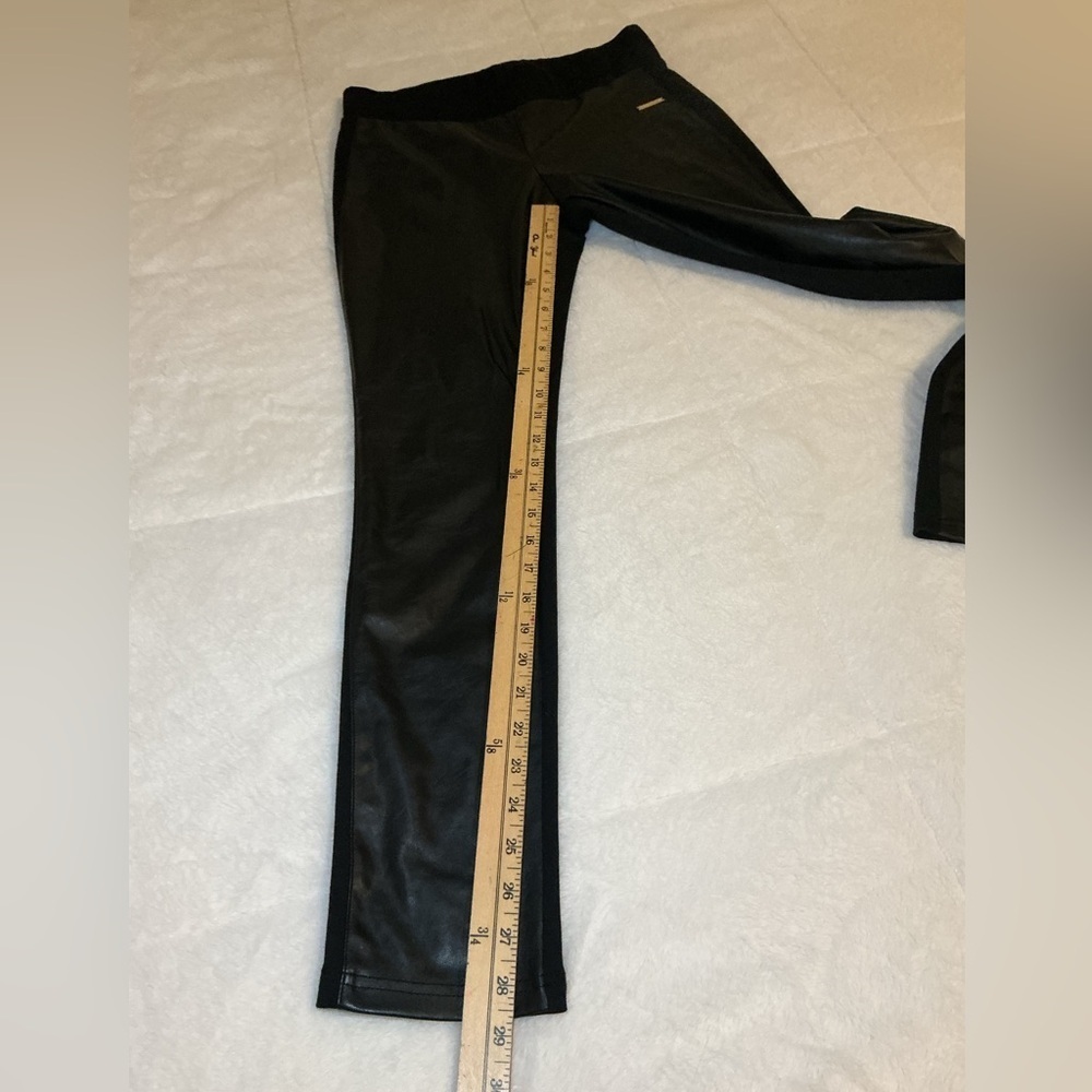 Black Faux Leather Leggings - Picture 4 of 8